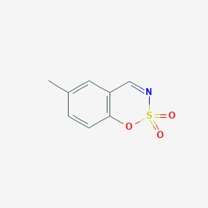 molecular formula C8H7NO3S B2367520 1,2,3-Benzoxathiazine, 6-methyl-, 2,2-dioxide CAS No. 1393377-31-5