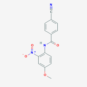 4-cyano-N-(4-methoxy-2-nitrophenyl)benzamide