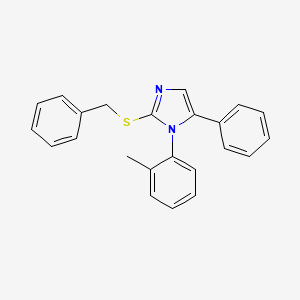 2-(benzylthio)-5-phenyl-1-(o-tolyl)-1H-imidazole