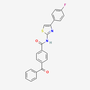 4-benzoyl-N-[4-(4-fluorophenyl)-1,3-thiazol-2-yl]benzamide