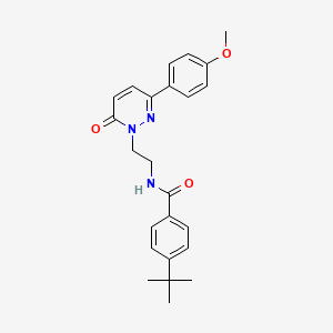 4-tert-butyl-N-{2-[3-(4-methoxyphenyl)-6-oxopyridazin-1(6H)-yl]ethyl}benzamide