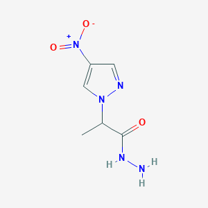 2-(4-Nitro-pyrazol-1-yl)-propionic acid hydrazide