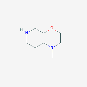 molecular formula C8H18N2O B2367628 4-Methyl-1,4,8-oxadiazecane CAS No. 2090882-27-0