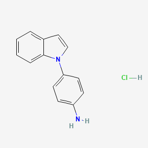 4-(Indol-1-yl)aniline hydrochloride