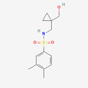 N-((1-(hydroxymethyl)cyclopropyl)methyl)-3,4-dimethylbenzenesulfonamide