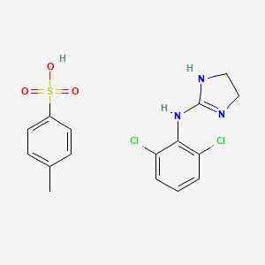 B2367680 N-(2,6-Dichlorophenyl)-4,5-dihydro-1H-imidazol-2-amine 4-methylbenzenesulfonate CAS No. 4205-91-8; 92755-66-3