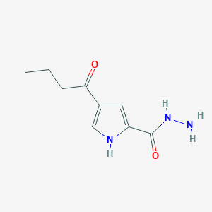 4-butyryl-1H-pyrrole-2-carbohydrazide