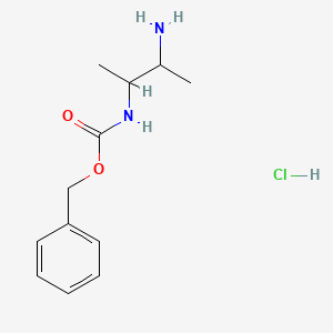 Benzyl N-(3-aminobutan-2-yl)carbamate;hydrochloride