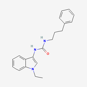 1-(1-ethyl-1H-indol-3-yl)-3-(3-phenylpropyl)urea