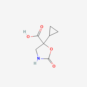 5-Cyclopropyl-2-oxo-1,3-oxazolidine-5-carboxylic acid