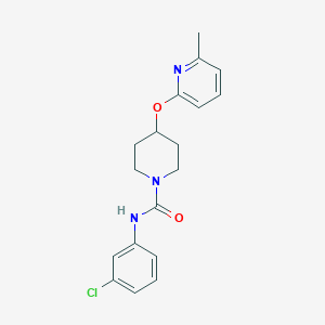 N-(3-chlorophenyl)-4-((6-methylpyridin-2-yl)oxy)piperidine-1-carboxamide