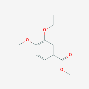 molecular formula C11H14O4 B2367940 Methyl 3-ethoxy-4-methoxybenzoate CAS No. 97966-31-9