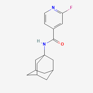 molecular formula C16H19FN2O B2367975 N-(adamantan-1-yl)-2-fluoropyridine-4-carboxamide CAS No. 1292097-30-3