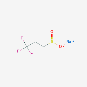 molecular formula C3H4F3NaO2S B2367979 3,3,3-Trifluoropropanesulfinic acid sodium salt CAS No. 1263377-91-8