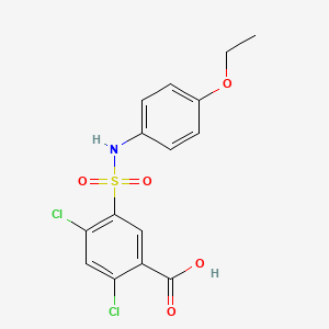 2,4-dichloro-5-[(4-ethoxyphenyl)sulfamoyl]benzoic Acid