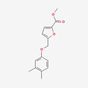 Methyl 5-[(3,4-dimethylphenoxy)methyl]-2-furoate