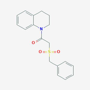 2-(benzylsulfonyl)-1-(3,4-dihydroquinolin-1(2H)-yl)ethanone