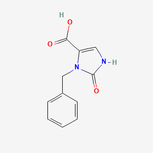 molecular formula C11H10N2O3 B2368066 1-benzyl-2-hydroxy-1H-imidazole-5-carboxylic acid CAS No. 1368869-86-6