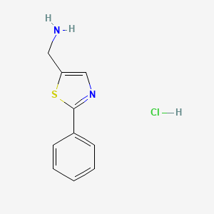 (2-Phenylthiazol-5-YL)methanamine hydrochloride