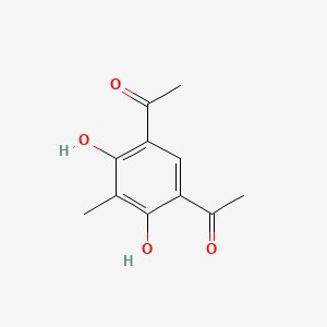 molecular formula C11H12O4 B2368089 1,5-Diacetyl-2,4-dihydroxy-3-methylbenzene CAS No. 22304-66-1