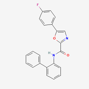 N-([1,1'-biphenyl]-2-yl)-5-(4-fluorophenyl)oxazole-2-carboxamide