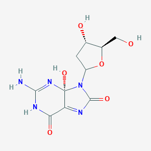 (4R)-2-amino-4-hydroxy-9-[(4S,5R)-4-hydroxy-5-(hydroxymethyl)oxolan-2-yl]-1H-purine-6,8-dione