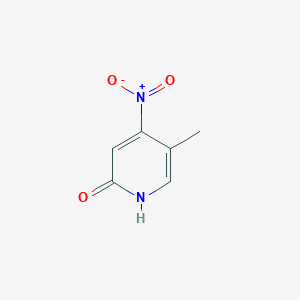 molecular formula C6H6N2O3 B2368160 5-Methyl-4-nitropyridin-2(1H)-one CAS No. 1416354-34-1