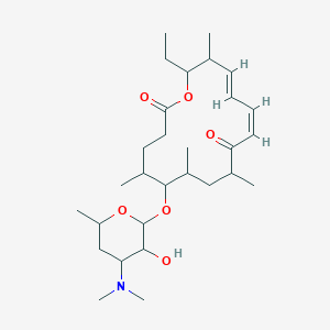 (11Z,13E)-6-[4-(dimethylamino)-3-hydroxy-6-methyloxan-2-yl]oxy-16-ethyl-5,7,9,15-tetramethyl-1-oxacyclohexadeca-11,13-diene-2,10-dione