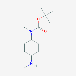 molecular formula C13H26N2O2 B2368270 tert-Butyl methyl(4-(methylamino)cyclohexyl)carbamate CAS No. 1274936-94-5