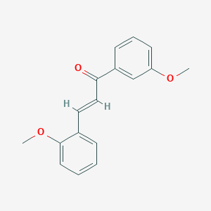 molecular formula C17H16O3 B2368318 (2E)-3-(2-Methoxyphenyl)-1-(3-methoxyphenyl)prop-2-en-1-one CAS No. 80816-84-8