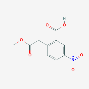 2-(2-Methoxy-2-oxoethyl)-5-nitrobenzoic acid