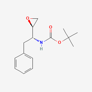 molecular formula C15H21NO3 B2368337 erythro-N-Boc-D-phenylalanine epoxide CAS No. 156474-21-4; 98818-34-9