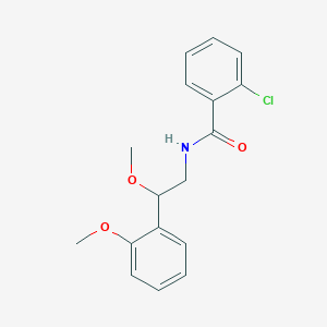 2-chloro-N-(2-methoxy-2-(2-methoxyphenyl)ethyl)benzamide