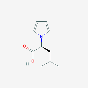 (2S)-4-Methyl-2-(1H-pyrrol-1-YL)pentanoic acid