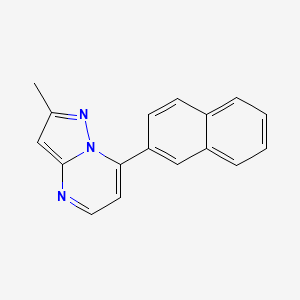 2-Methyl-7-(2-naphthyl)pyrazolo[1,5-a]pyrimidine