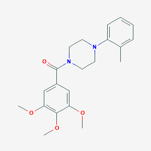 (4-(o-Tolyl)piperazin-1-yl)(3,4,5-trimethoxyphenyl)methanone