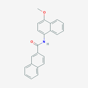 molecular formula C22H17NO2 B2368450 N-(4-methoxynaphthalen-1-yl)naphthalene-2-carboxamide CAS No. 302951-51-5