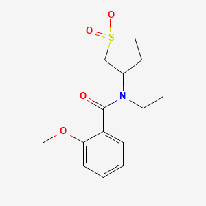 N-(1,1-dioxidotetrahydrothiophen-3-yl)-N-ethyl-2-methoxybenzamide
