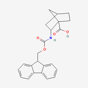 2-(9H-Fluoren-9-ylmethoxycarbonylamino)bicyclo[2.2.1]heptane-1-carboxylic acid