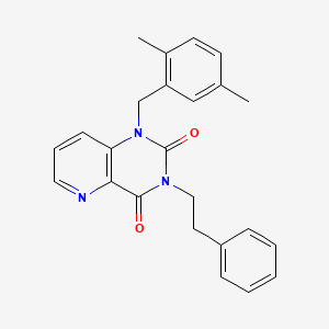 1-(2,5-dimethylbenzyl)-3-phenethylpyrido[3,2-d]pyrimidine-2,4(1H,3H)-dione