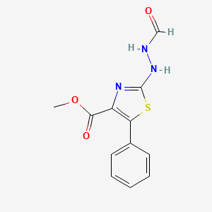 Methyl 2-(2-formylhydrazino)-5-phenyl-1,3-thiazole-4-carboxylate
