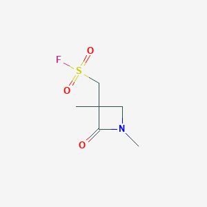 (1,3-Dimethyl-2-oxoazetidin-3-yl)methanesulfonyl fluoride