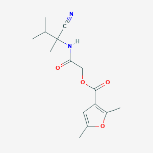 [(1-Cyano-1,2-dimethylpropyl)carbamoyl]methyl 2,5-dimethylfuran-3-carboxylate