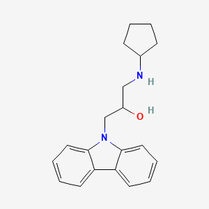 1-(9H-carbazol-9-yl)-3-(cyclopentylamino)propan-2-ol