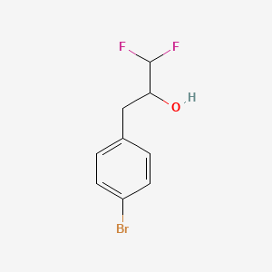 3-(4-Bromophenyl)-1,1-difluoropropan-2-ol