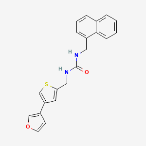 1-[[4-(Furan-3-yl)thiophen-2-yl]methyl]-3-(naphthalen-1-ylmethyl)urea
