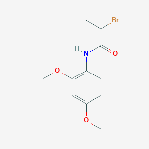 molecular formula C11H14BrNO3 B2368599 2-Bromo-N-(2,4-dimethoxyphenyl)propanamide CAS No. 1211470-98-2
