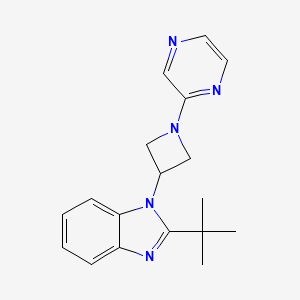 2-Tert-butyl-1-(1-pyrazin-2-ylazetidin-3-yl)benzimidazole