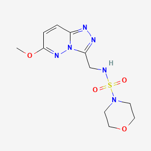 N-({6-methoxy-[1,2,4]triazolo[4,3-b]pyridazin-3-yl}methyl)morpholine-4-sulfonamide