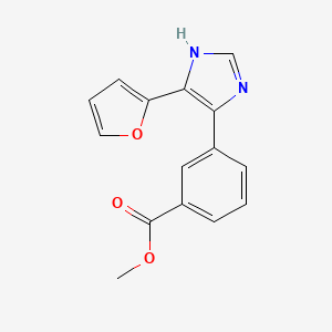 methyl 3-[5-(furan-2-yl)-1H-imidazol-4-yl]benzoate